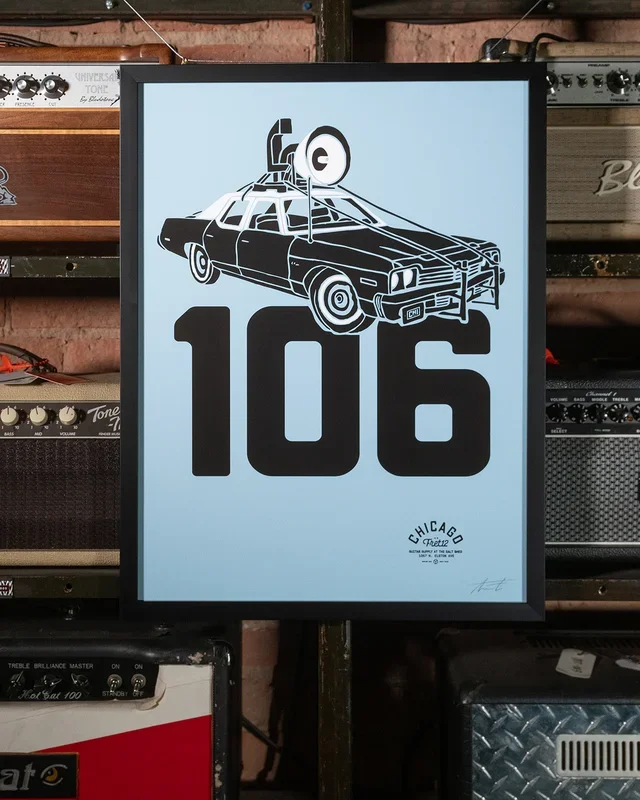 106 MILES ART PRINT