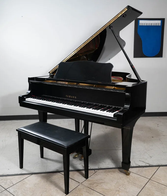 1971 Yamaha C3 Grand Piano | Polished Ebony | 6’1″ | Serial No. 1228699 | Used