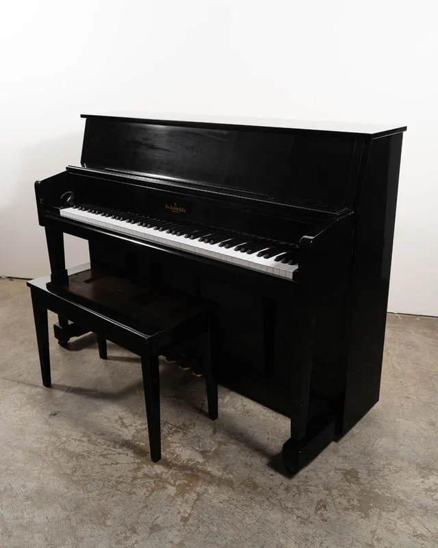 2015 Knabe WMV-245 Upright Piano | Polished Ebony | 43″ | Serial No. IKOBU1746 | Used