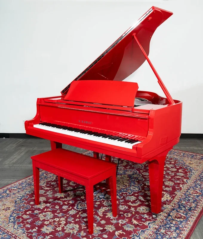 2022 Kawai 5’0″ GL-10 Baby Grand Piano | Ferrari Red Polish | Used