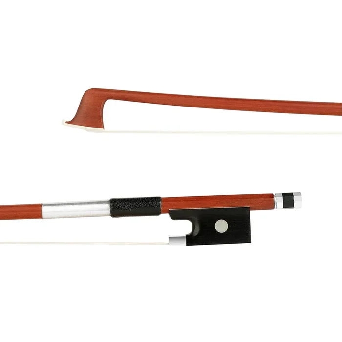 3/4 student Brazilwood violin bow, half-lined, unbranded