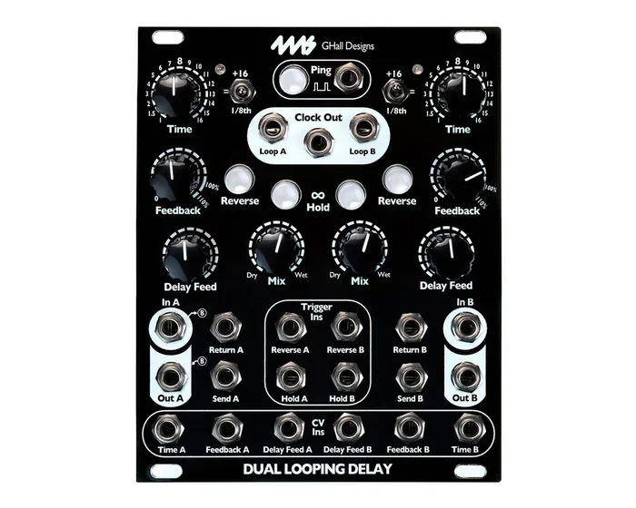 4ms Dual Looping Delay – Black