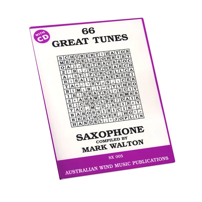66 Great Tunes for Alto Saxophone – Book