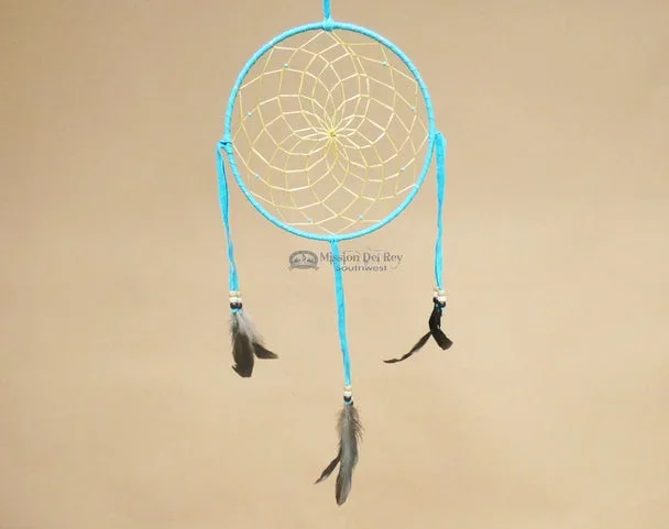 8″ Native American Dream Catcher -Turquoise