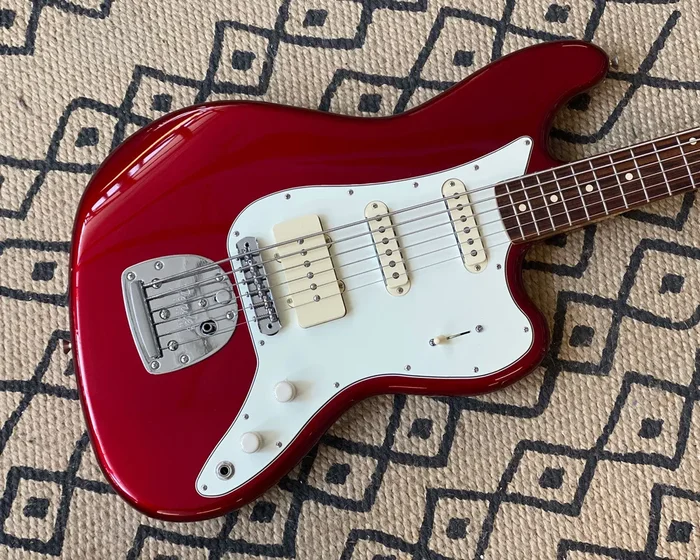 ’13 Fender Pawn Shop Bass VI – Candy Apple Red w/ OGSC + Paperwork