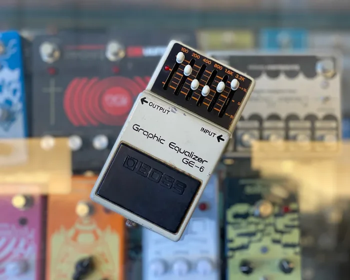 ’70s BOSS GE-6 Graphic Equalizer – MIJ – Long Dash / Silver Screw