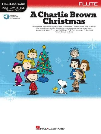 A CHARLIE BROWN CHRISTMAS – INSTRUMENTAL PLAY-ALONG Flute Book with Online Audio