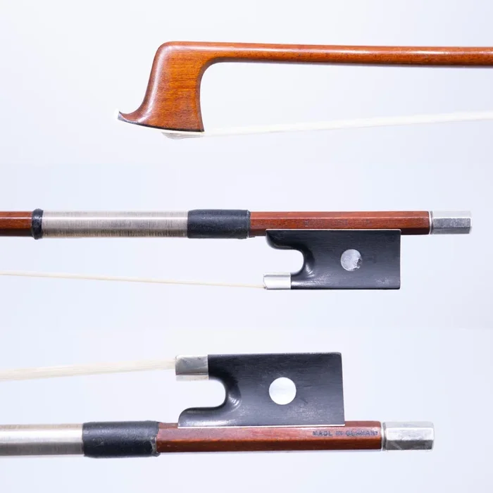 A Good Silver Mounted German Violin Bow