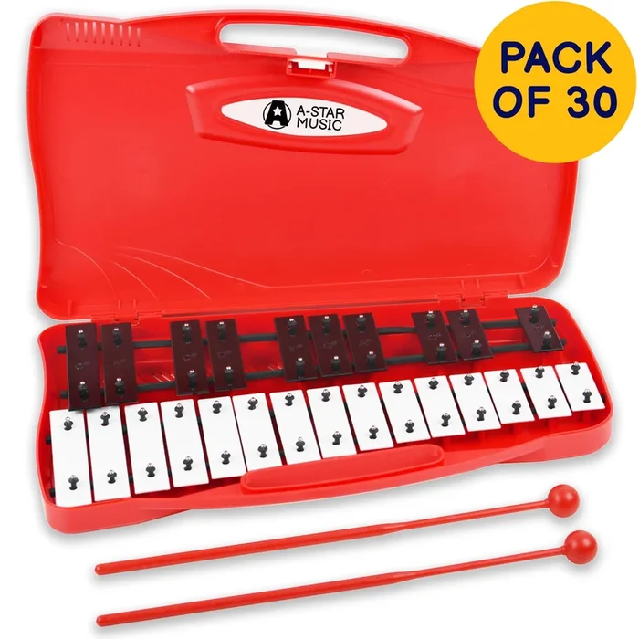A-Star 25 Note Chromatic Glockenspiel – 30 Pack