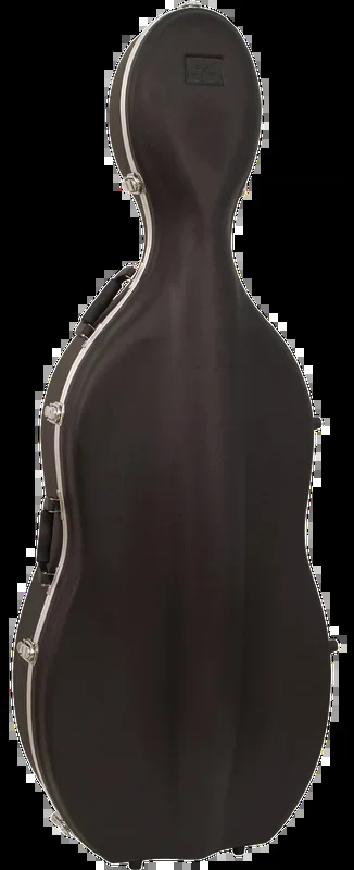 ABS Cello Case with Wheels 1/4-1/2 – Black