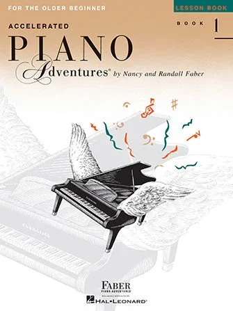 Accelerated Piano Adventures for the Older Beginner by Faber – Lesson Book