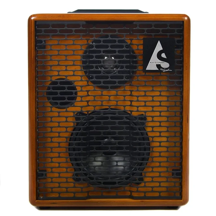 Acoustic Solutions ASG-75 75 Watt 2-Channel Acoustic Guitar Amplifier Wood