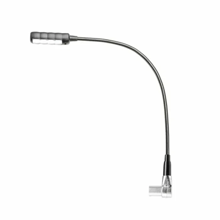 Adam Hall Angled 3 Pin XLR Gooseneck Light Stands with 4 COB Leds