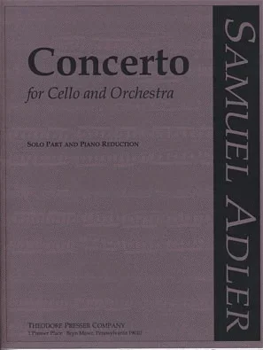 Adler, Samuel: Concerto (cello & piano)