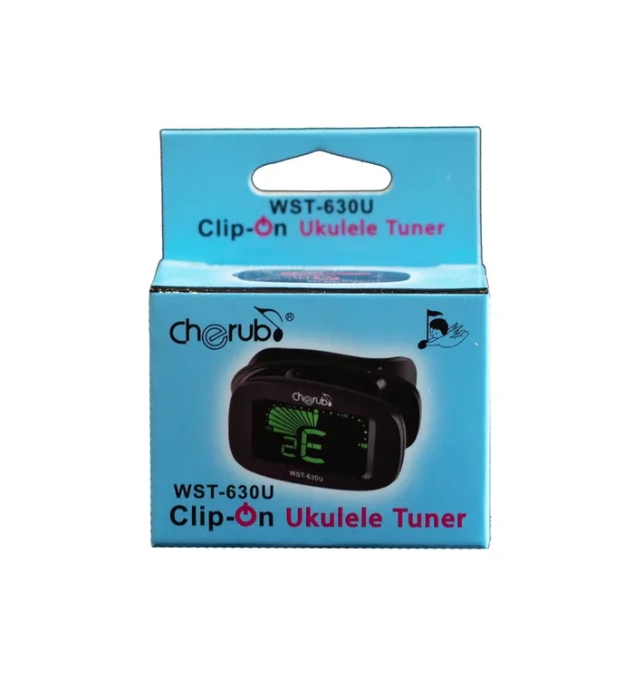 Afinador de Ukulele Clip On Cherub Auto-On