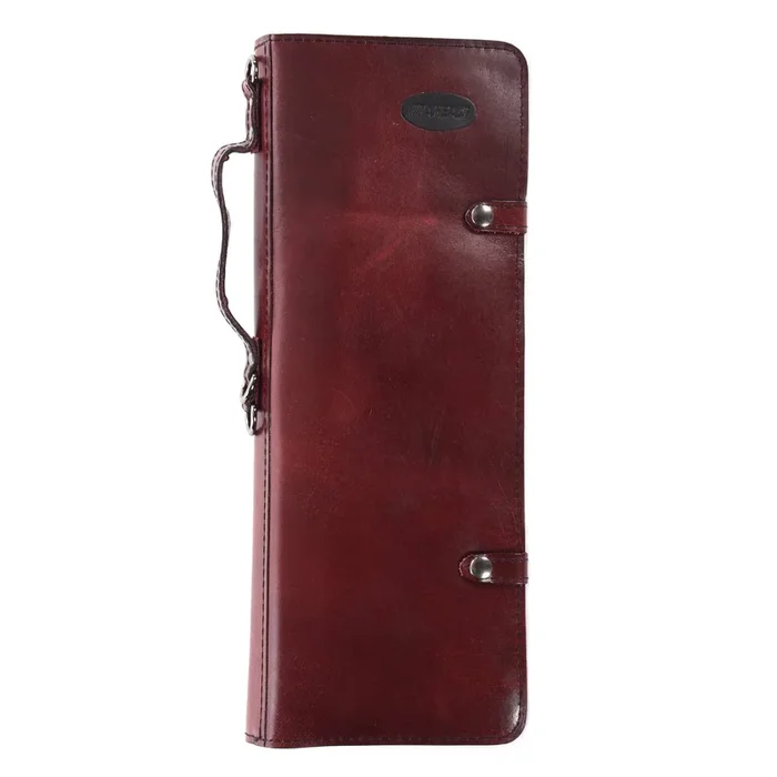 Ahead Handmade Leather Stick Bag Burgundy