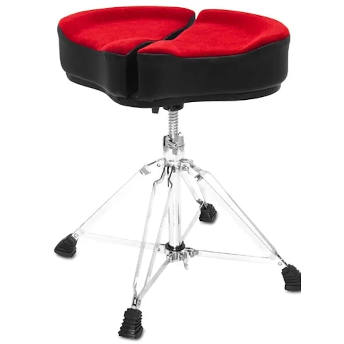 Ahead Spinal-G 4-Leg Saddle Drum Throne Red