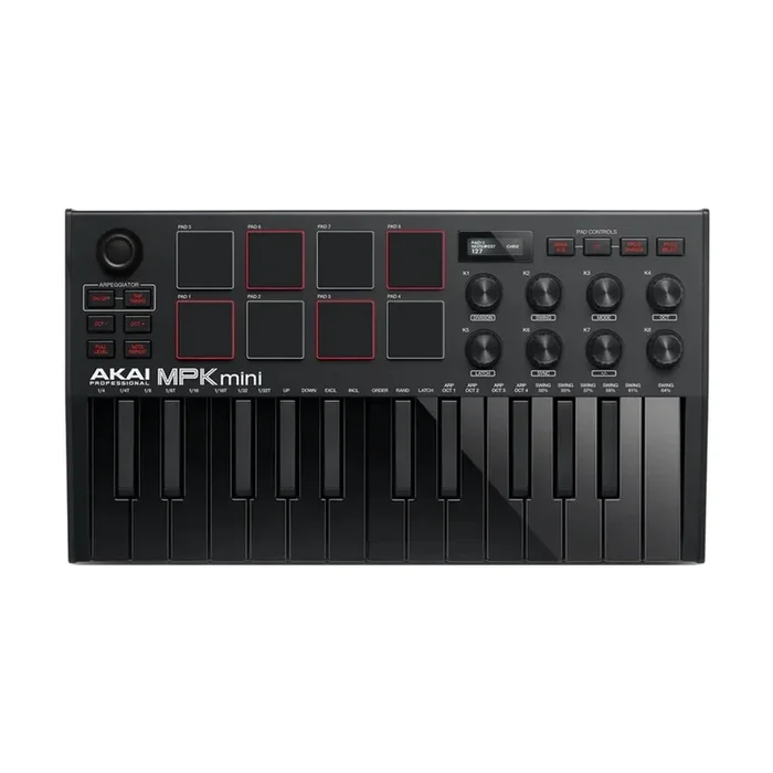 Akai Professional MPK Mini MK III Limited Edition Black on Black 25-key Keyboard Controller