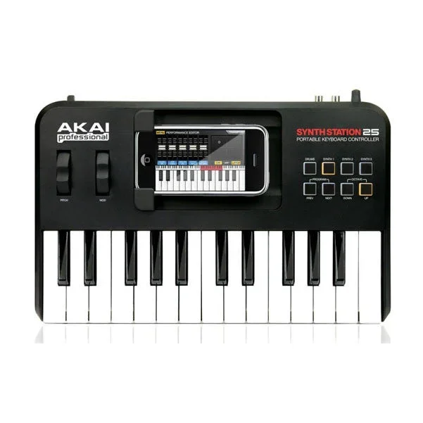 Akai SYNTHSTATION25 25-Key Keyboard Controller for iPhone/IPod
