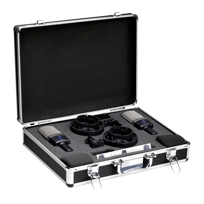 AKG C214 Large Diaphragm Condenser Microphone Matched Pair