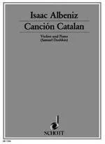 Albeniz, I.: Cancion Catalan (violin and piano)