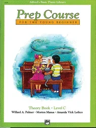 Alfred – Prep Course for the Young Beginner – Theory Book – Level C