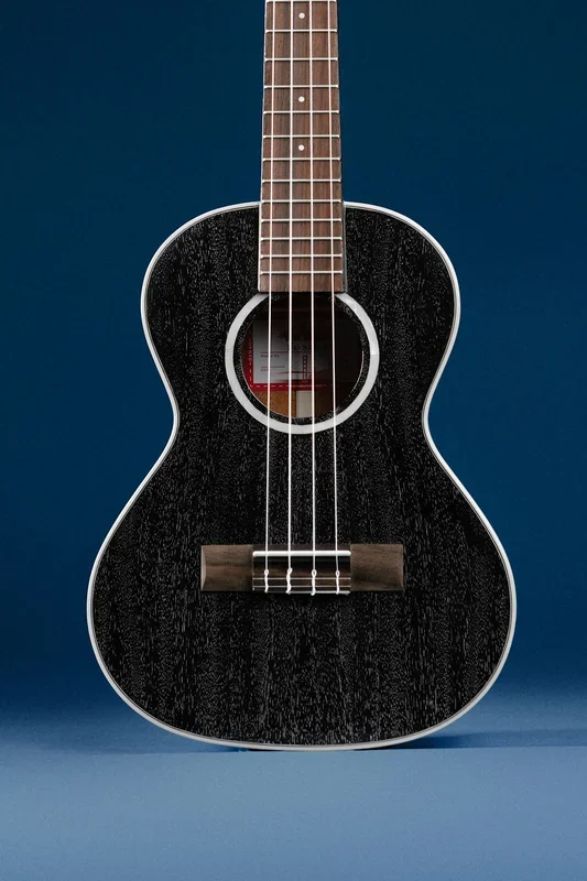 All Solid Salt & Pepper Doghair Mahogany Tenor Ukulele