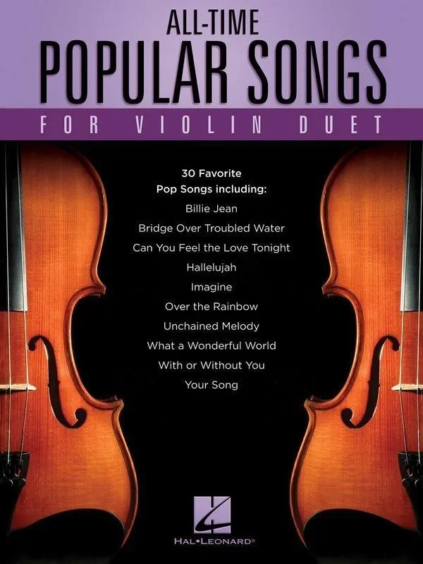 All Time Popular Songs for Violin Duet