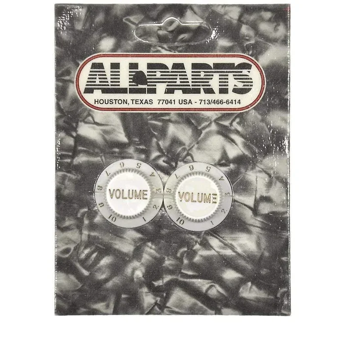 Allparts Volume Knobs – White