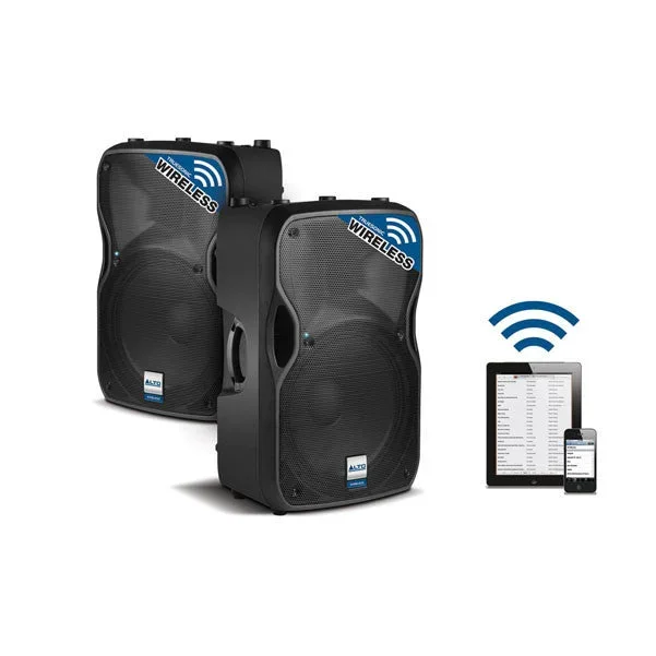 Alto TS115W Active 800 Watt 2-Way 15inch PA Loudspeaker with Wireless Connectivity – Pair