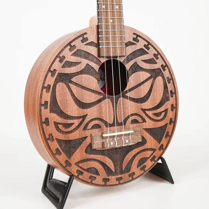 Amahi Concert Ukulele, Mahogany Top – Aztec
