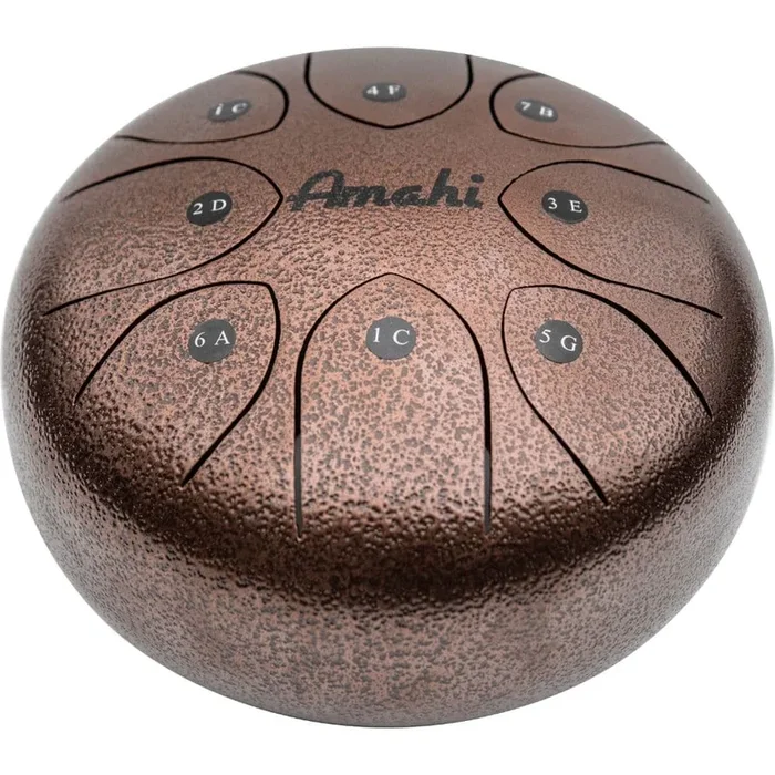 Amahi Steel Tongue Drum 10″ Bronze