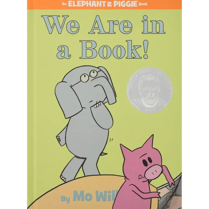 an elephant and piggie book – we are in a book!