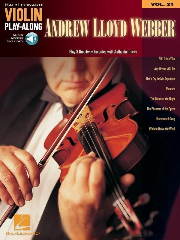 Andrew Lloyd Webber Violin Playalong Volume 21 with CD