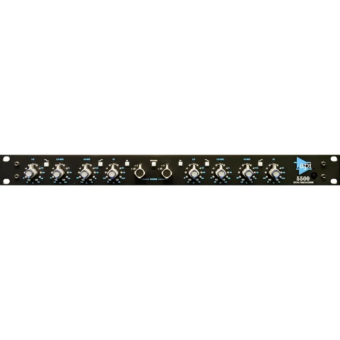 API 5500 Stereo/Dual Mono 550 Equalizers with Range Switch