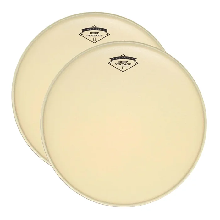 Aquarian 18″ Deep Vintage II Batter Head (2 Pack Bundle)
