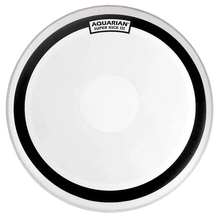 Aquarian 18″ Super Kick III Coated Bass Drumhead w/Dot