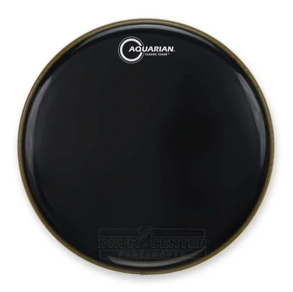 Aquarian Classic Clear Black Drumhead 18″