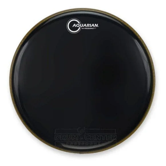 Aquarian Hi-Frequency Black Drumhead 14″