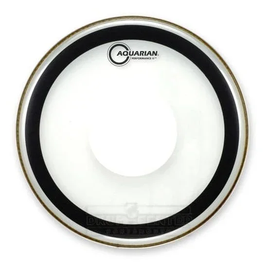 Aquarian Performance II Clear Drumhead 14″ w/Power Dot