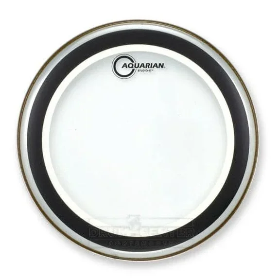 Aquarian Studio X Clear Bass Drumhead 24″