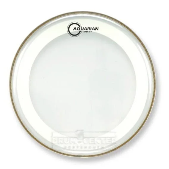 Aquarian Super 2 Clear Studio-X Drumhead 13″