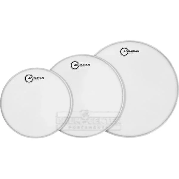 Aquarian Texture Coated Drumhead Pack 10/12/16