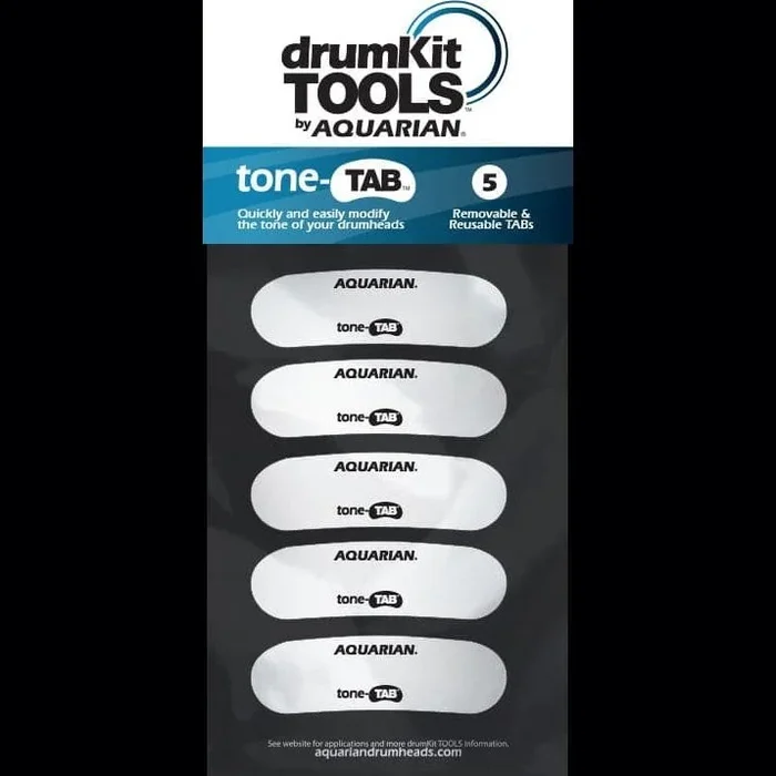 Aquarian toneTAB Drum Tone Control Pads 5pack