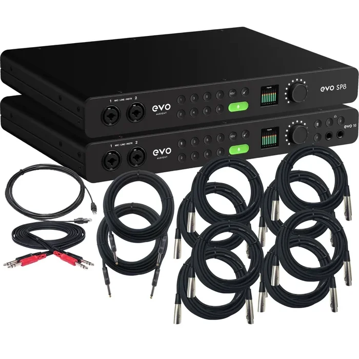 Audient Evo 16 24in/24out USB-C Audio Interface 16-CHANNEL RIG