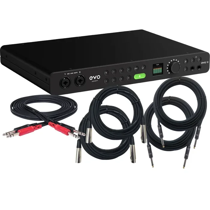 Audient Evo 16 24in/24out USB-C Audio Interface CABLE KIT