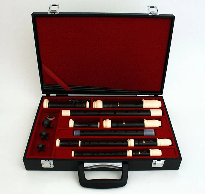 Aulos “Symphony” series Four Recorder Set