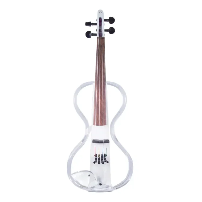 Aurora Borealis violin with Ultra-Bright Lithium LEDs – 4 or 5 string, white or black