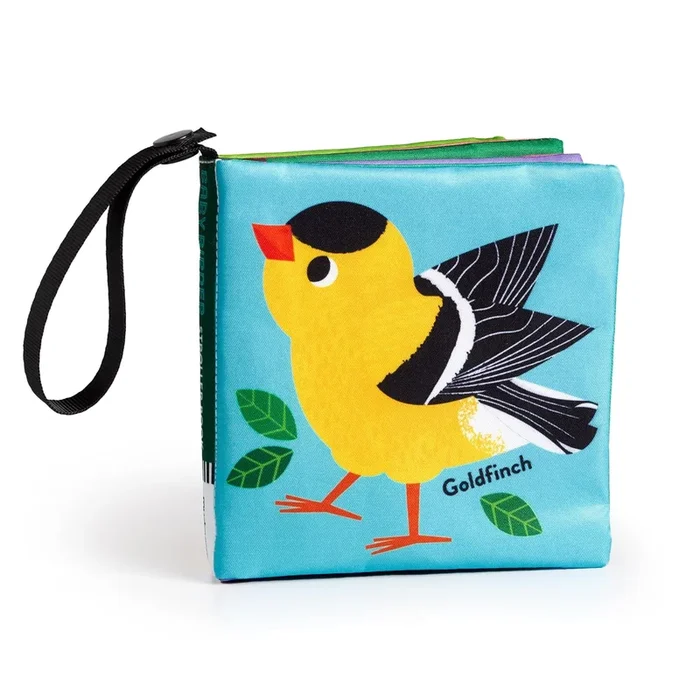 baby birder crinkle fabric stroller book