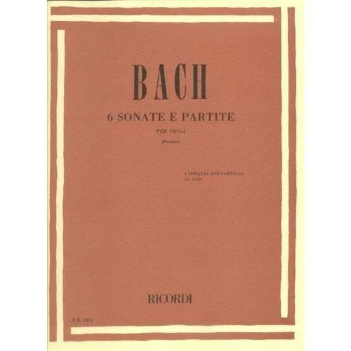 Bach, J.S. (Bennici): 6 Sonatas & Partitas (viola)